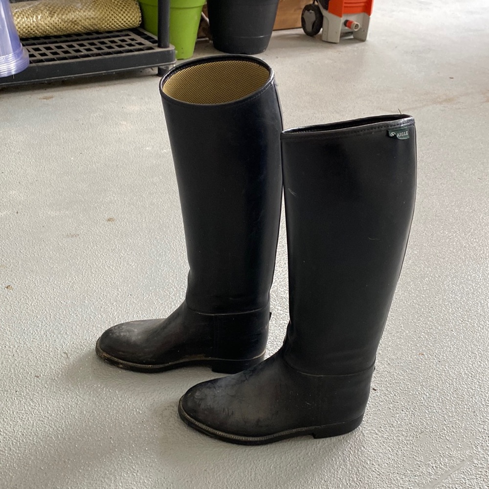 Aigle rubber weather boots